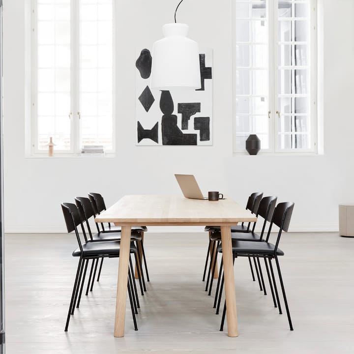 Lynderup 3081 stol, Läder omni 301-svart Fredericia Furniture