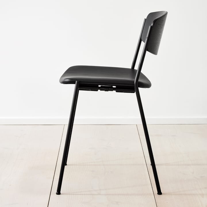 Lynderup 3081 stol, Läder omni 301-svart Fredericia Furniture