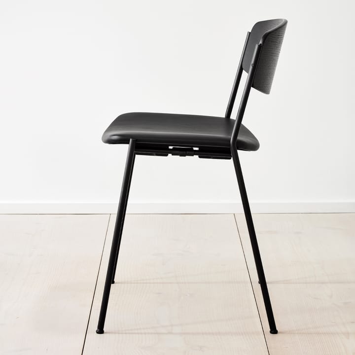 Lynderup 3081 stol - Läder omni 301-svart - Fredericia Furniture