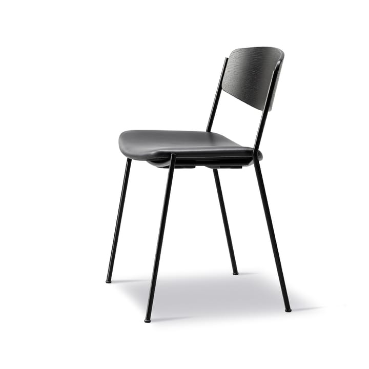 Lynderup 3081 stol - Läder omni 301-svart - Fredericia Furniture