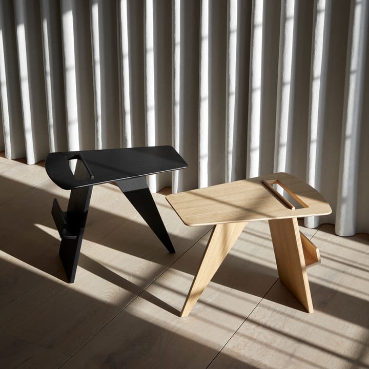 Magazine soffbord, svart lack ek Fredericia Furniture