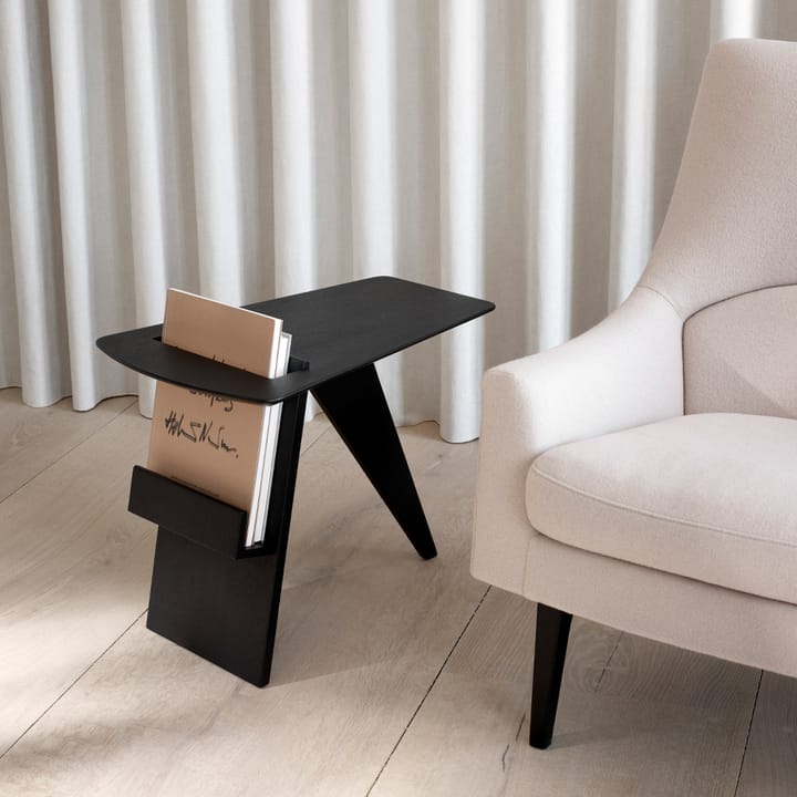 Magazine soffbord, svart lack ek Fredericia Furniture