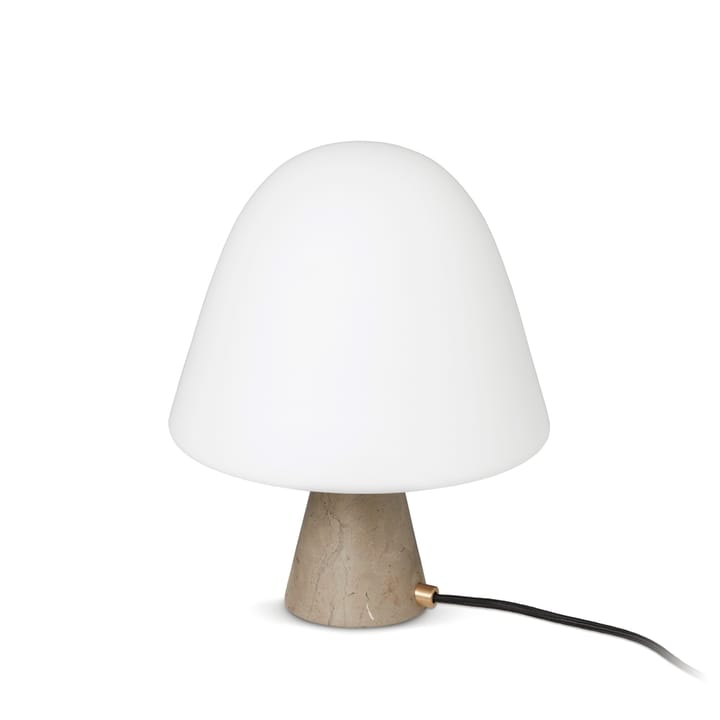 Meadow bordslampa - opal, dark atlantico limestone - Fredericia Furniture