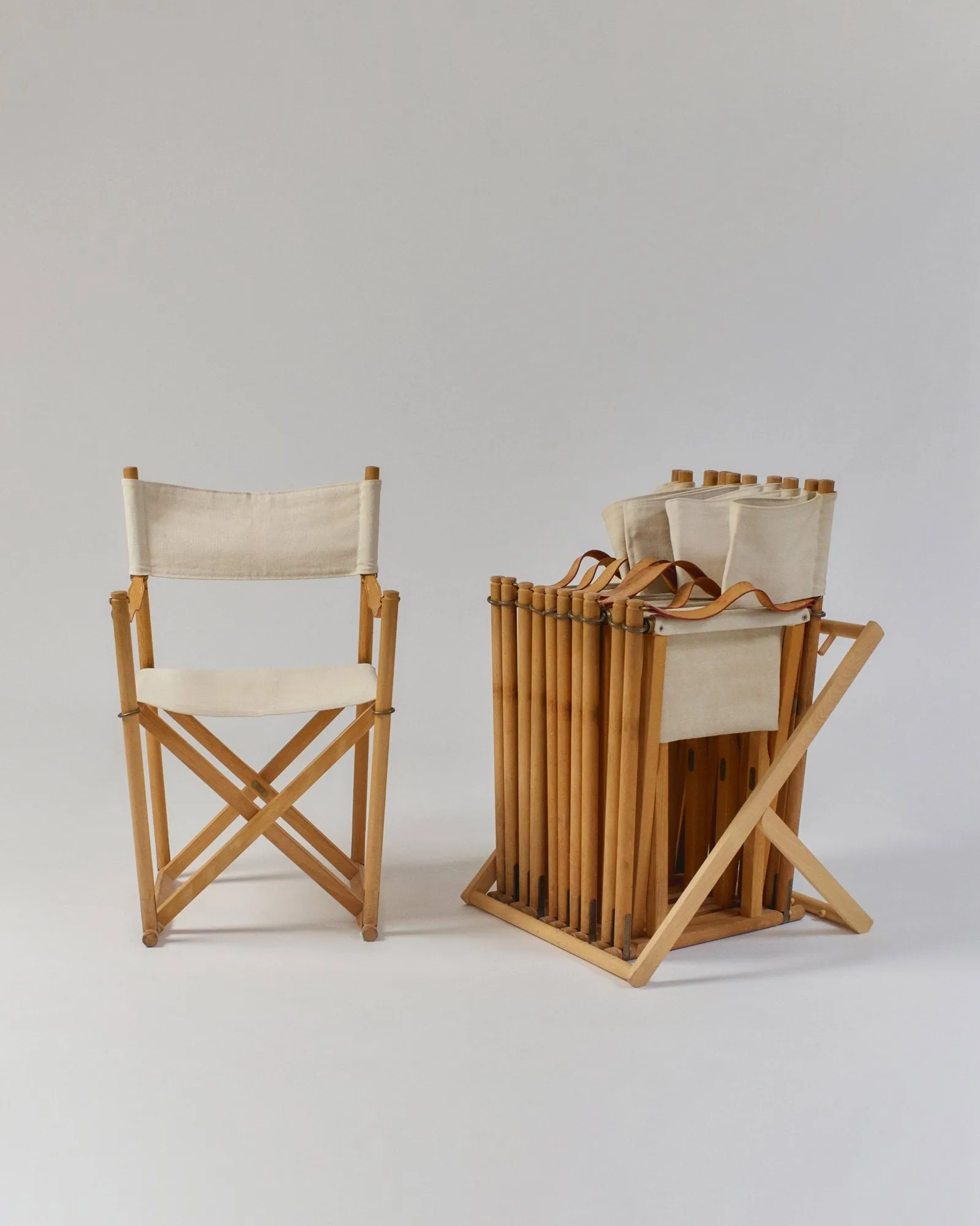 MK16 Folding Chair stol, Off white-ljusoljad ek Fredericia Furniture