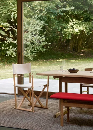 MK16 Folding Chair stol - Off white-oljad bok - Fredericia Furniture