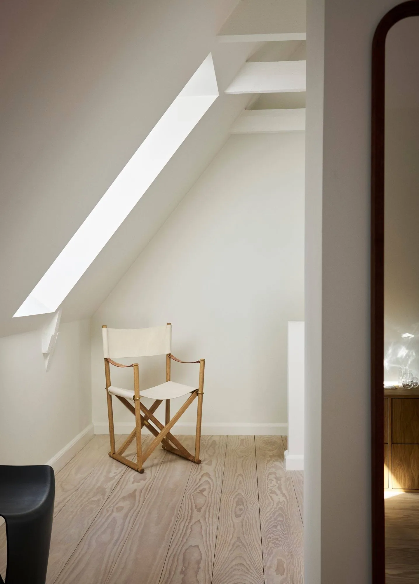 MK16 Folding Chair stol, Off white-oljad ek Fredericia Furniture