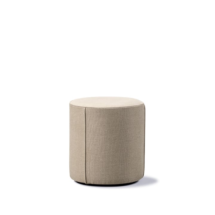 Mono sittpuff - Grand linen beige-Ø39 cm - Fredericia Furniture