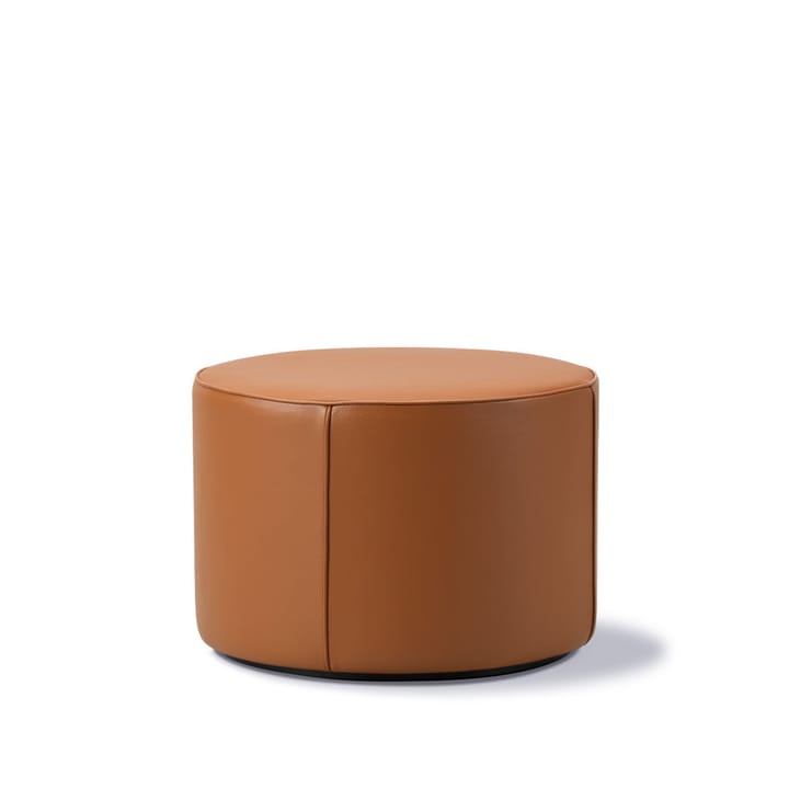 Mono sittpuff - Läder omni 307 cognac-Ø55 cm - Fredericia Furniture