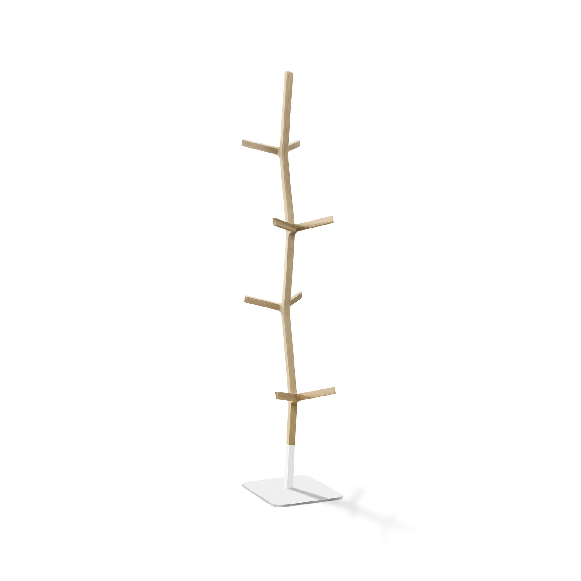 Nara klädhängare, Klarlackad ek-vitlackad fot Fredericia Furniture