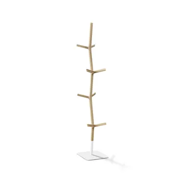 Nara klädhängare - Klarlackad ek-vitlackad fot - Fredericia Furniture