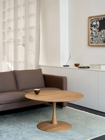 ND104 Trisse soffbord - Oljad ek, Ø75x48 cm - Fredericia Furniture
