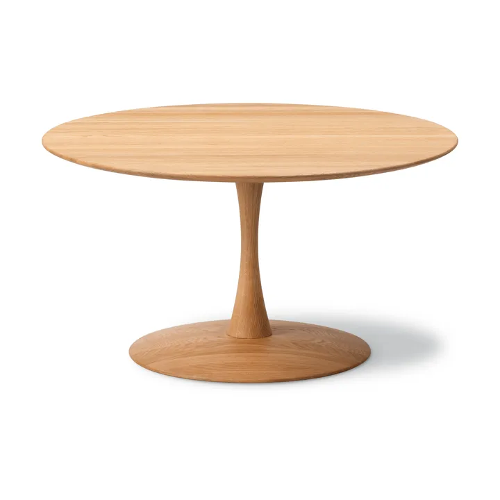 ND104 Trisse soffbord - Oljad ek, Ø90x48 cm - Fredericia Furniture