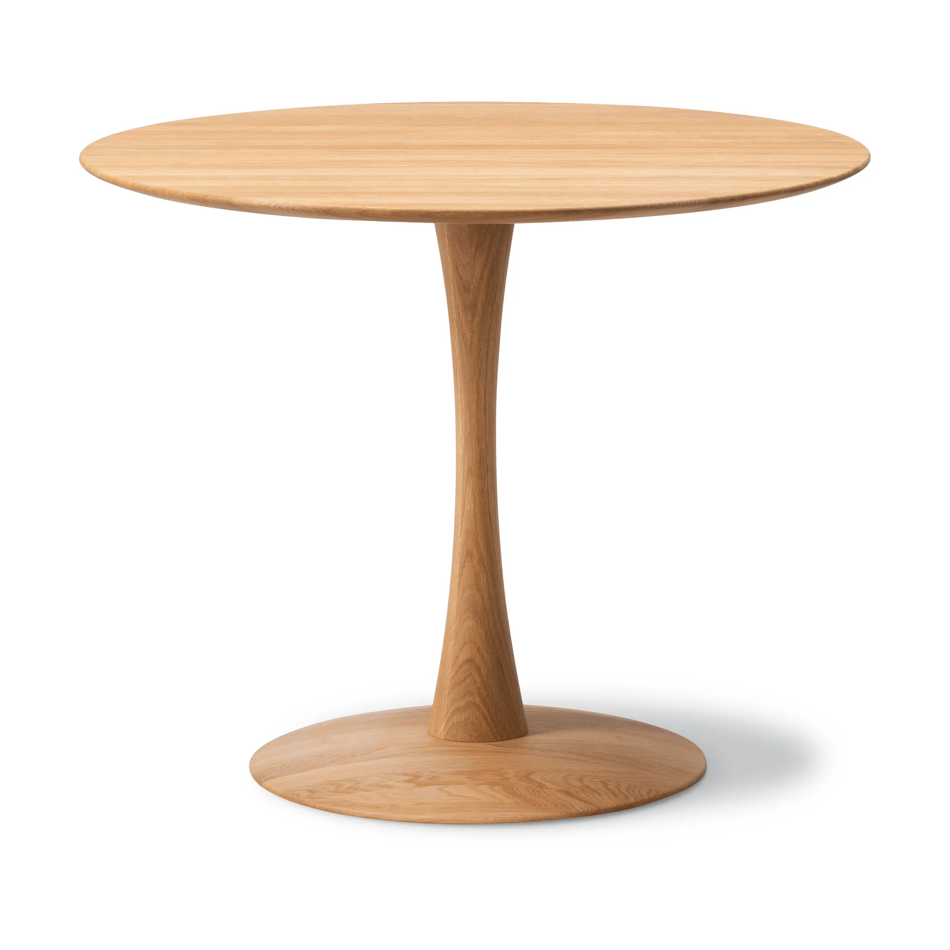ND106 Trisse matbord, Oljad ek, Ø90x73 cm Fredericia Furniture