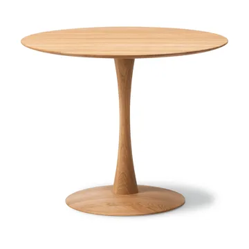 ND106 Trisse matbord - Oljad ek, Ø90x73 cm - Fredericia Furniture