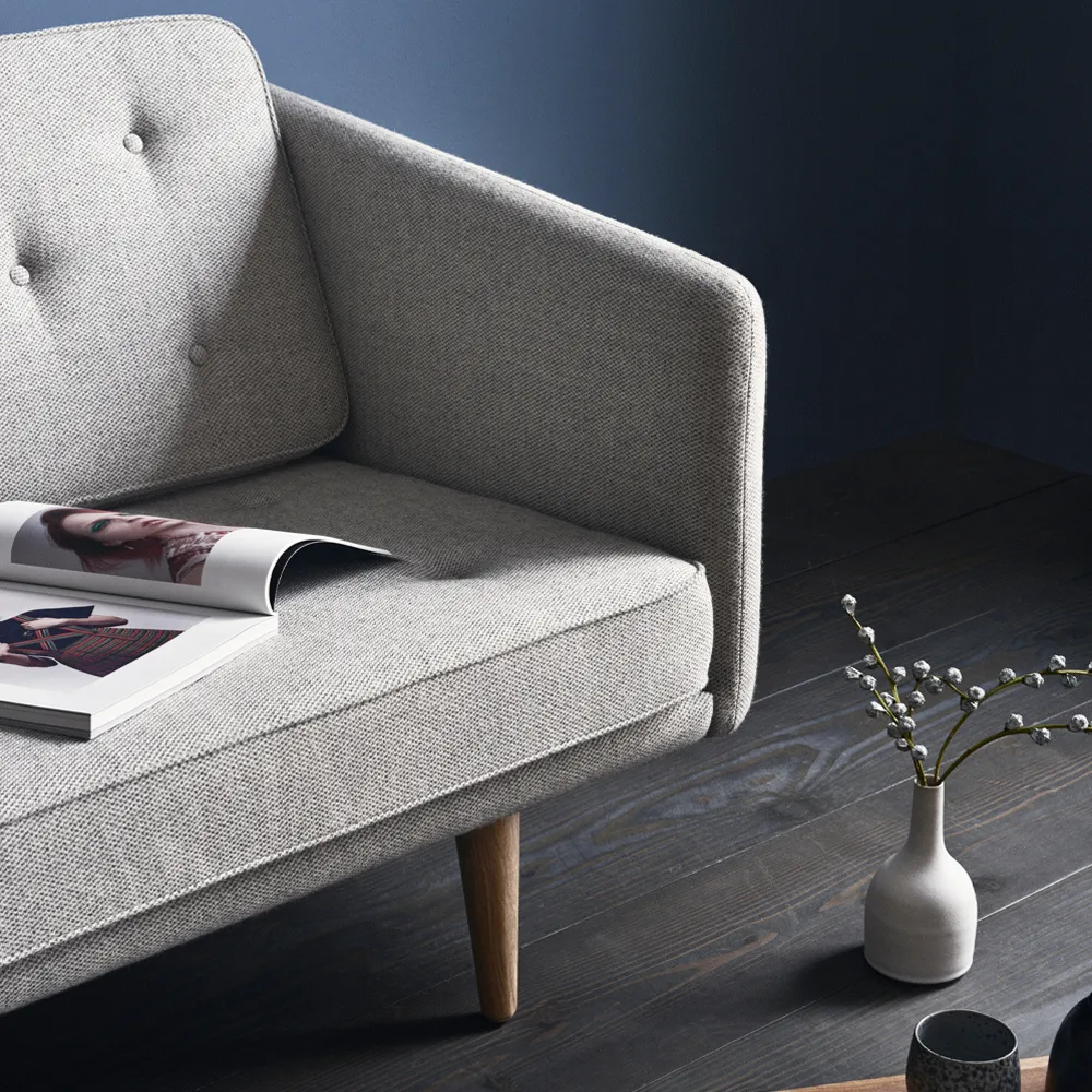 No 1 soffa 3-sits, Remix 173-remix 123-ekben Fredericia Furniture