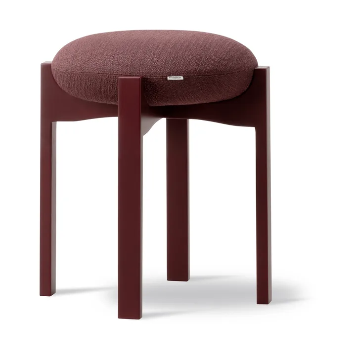 Pioneer pall låg - Odino RC43 bordeaux-bordeaux bok - Fredericia Furniture