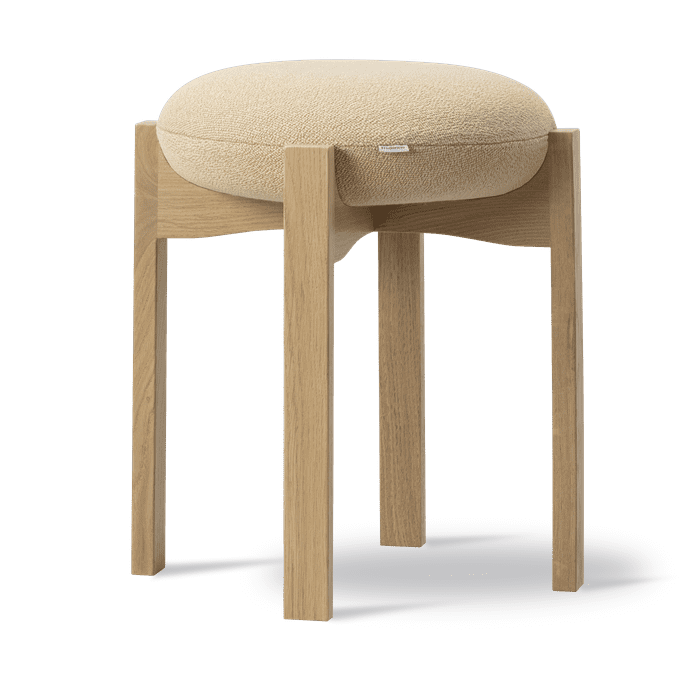 Fredericia Furniture Pioneer pall låg Vidar 323-lackad ek