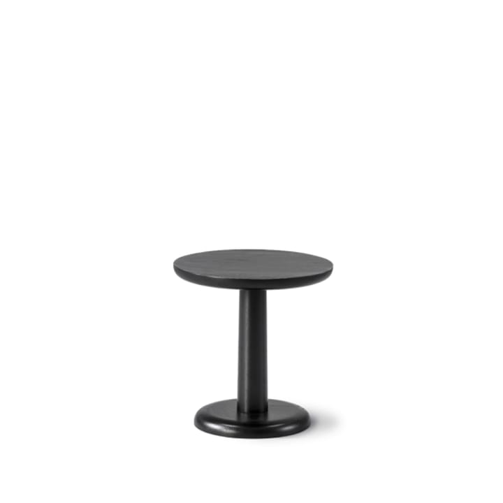 Pon sidobord - ek svart lack, ø35 cm - Fredericia Furniture