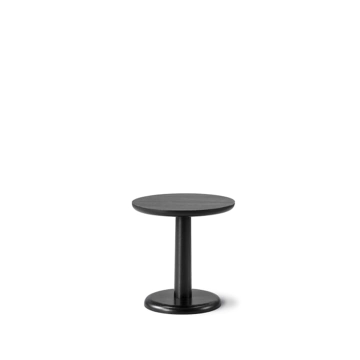 Pon sidobord - ek svart lack, ø40 cm - Fredericia Furniture