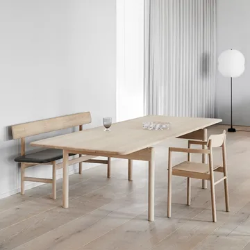 Post 6438 matbord - Såpad ek, 100x225 cm - Fredericia Furniture