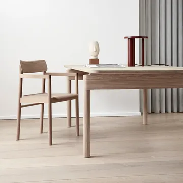 Post 6442 matbord - Såpad ek, 100x320 cm - Fredericia Furniture