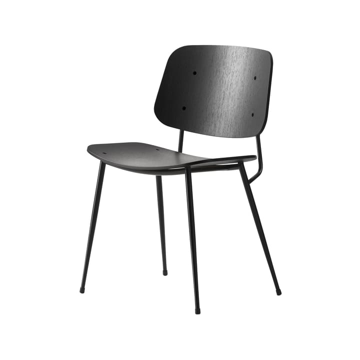 Søborg Metal stol - Svart-svartlackat stål - Fredericia Furniture