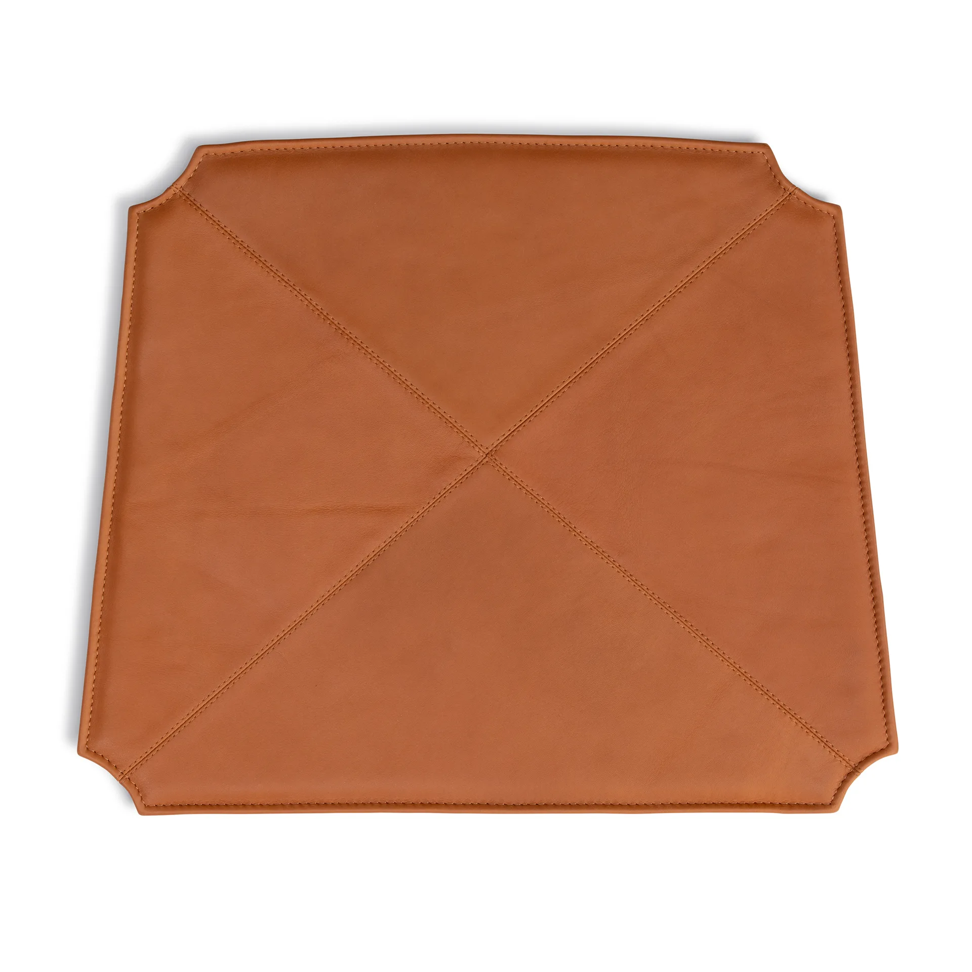 Sittdyna i läder till J39 stol, Leather Elegance walnut Fredericia Furniture