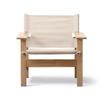 The Canvas Chair outdoor fåtölj - Teak-performance canvas - Fredericia Furniture