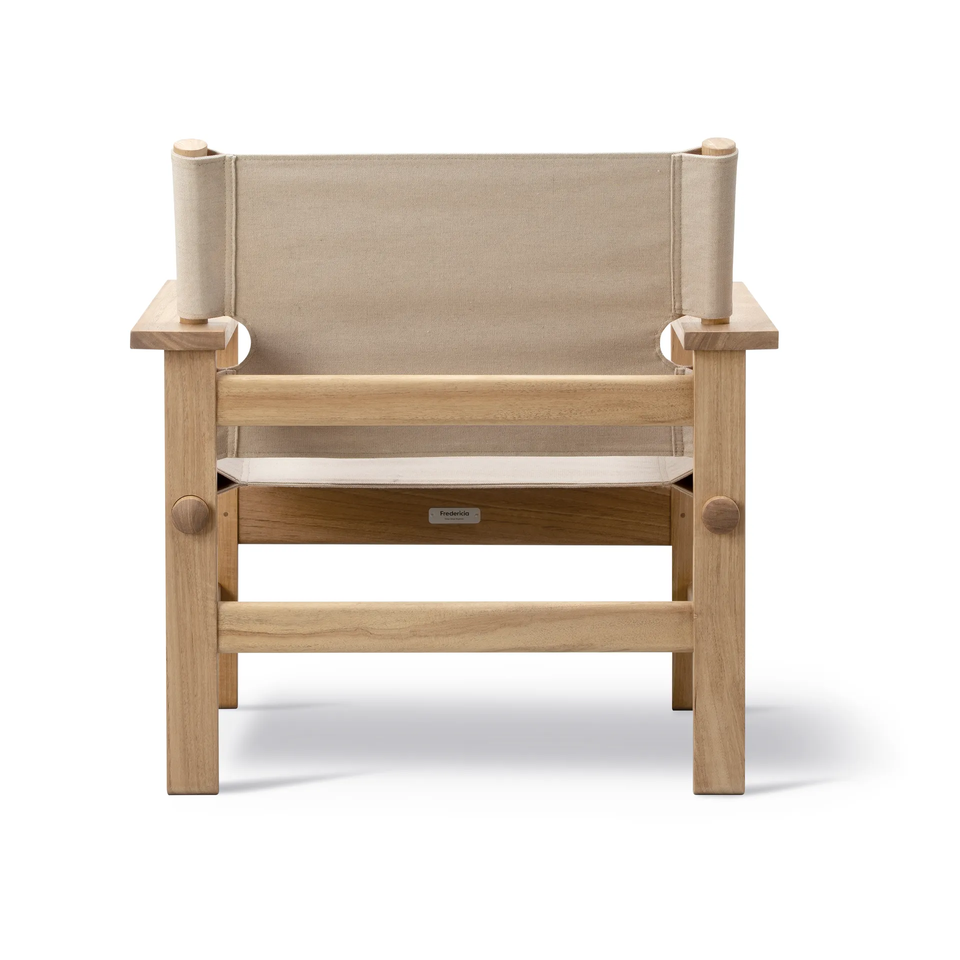 The Canvas Chair outdoor fåtölj, Teak-performance canvas Fredericia Furniture