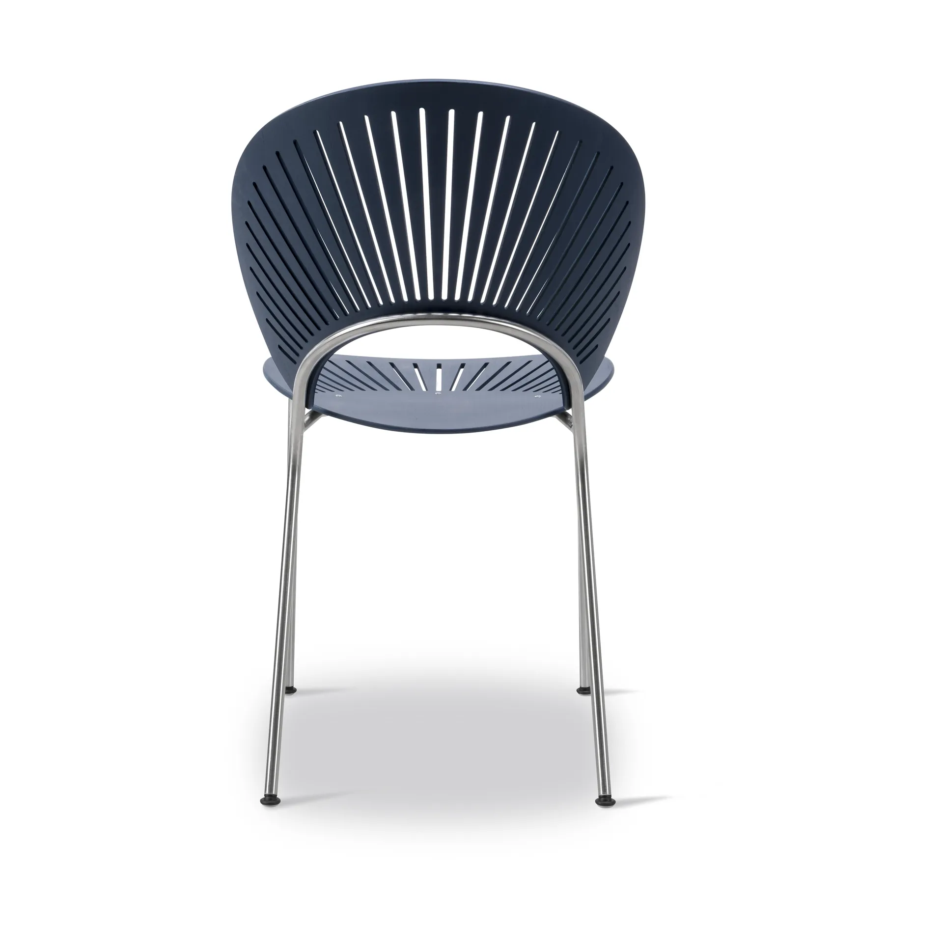 Trinidad 3398 stol, Nordic blue-krom Fredericia Furniture