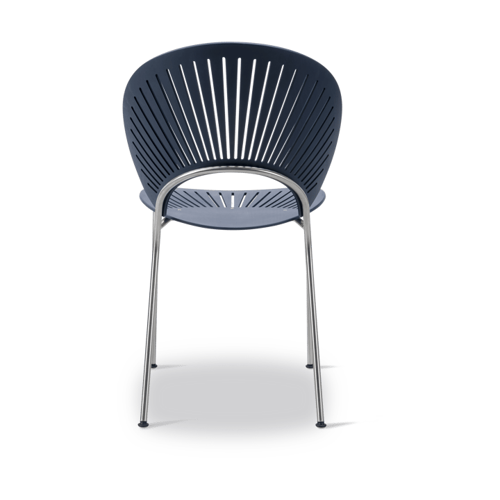 Trinidad 3398 stol, Nordic blue-krom Fredericia Furniture