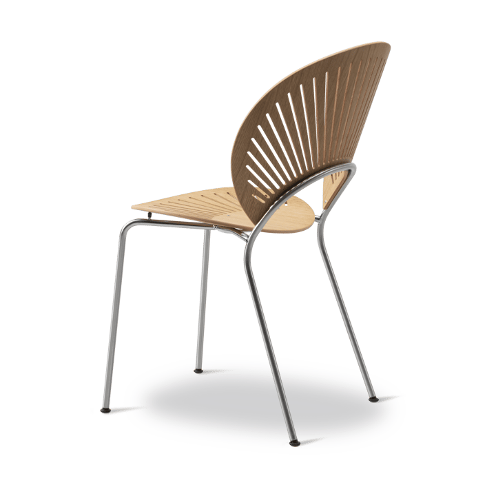 Trinidad 3398 stol, Oljad ek-rostfritt borstat Fredericia Furniture