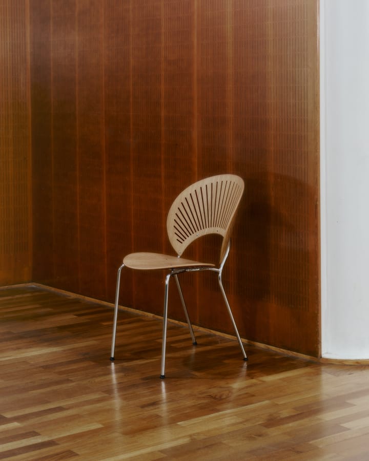 Trinidad 3398 stol, Oljad ek-rostfritt borstat Fredericia Furniture