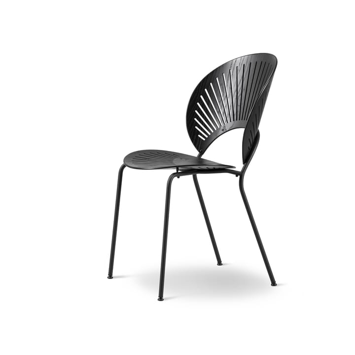 Trinidad 3398 stol, Svartbetsad ask-flint Fredericia Furniture