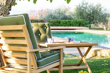 05 fåtölj - Teak - Fri Form