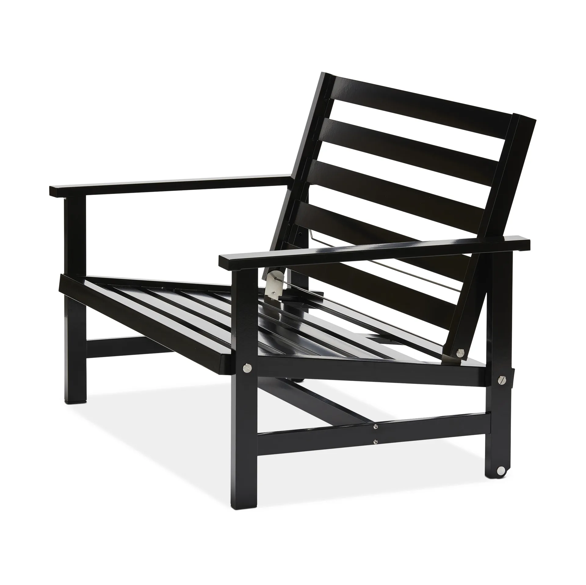 08 soffa, Black, 2-sits Fri Form