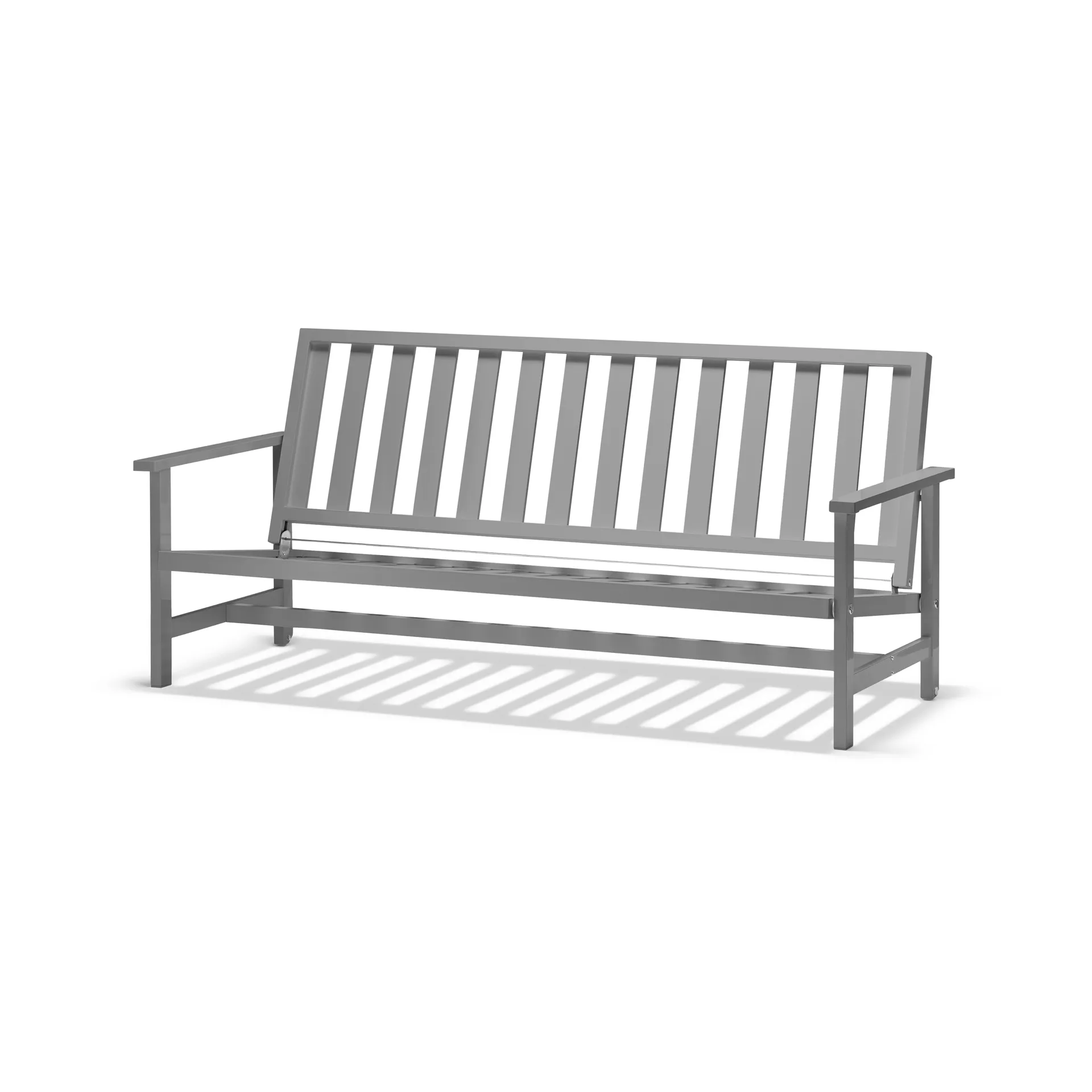 09 soffa, Grey, 3-sits Fri Form