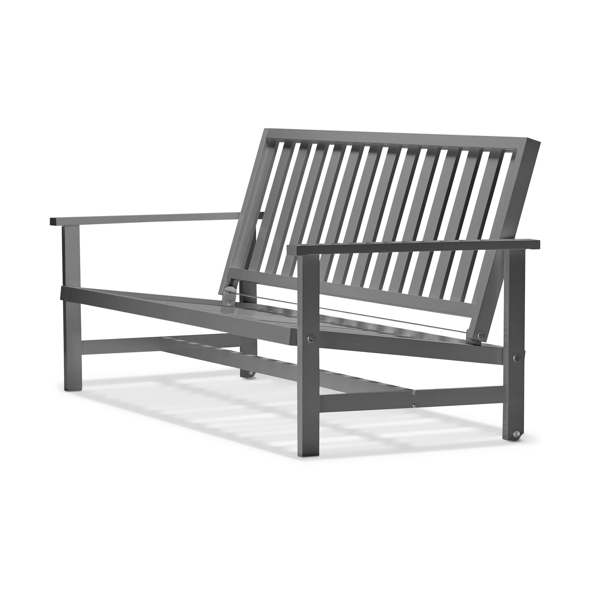 09 soffa, Grey, 3-sits Fri Form