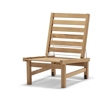 10 fåtölj - Teak - Fri Form