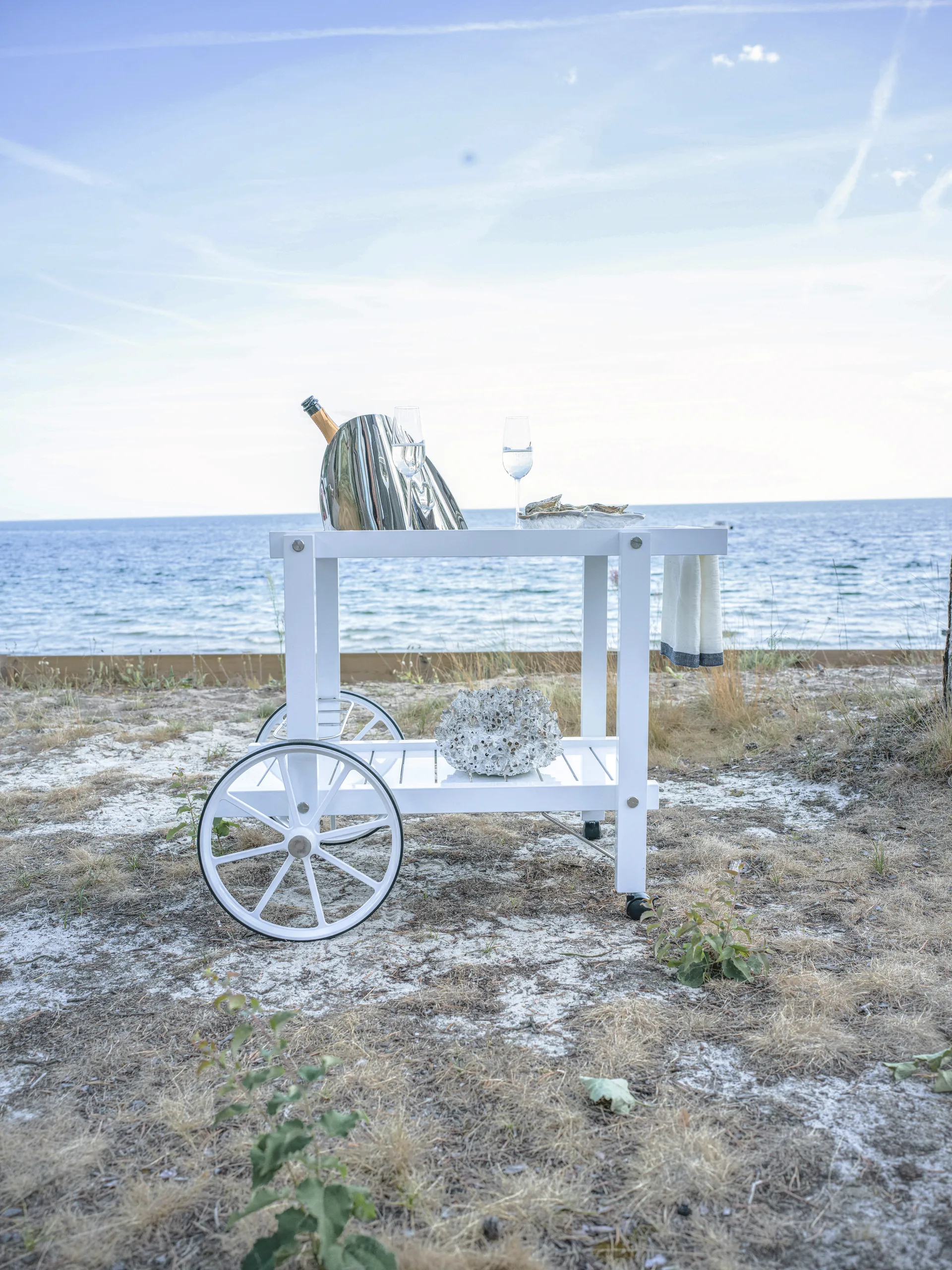 14 serveringsvagn, White Fri Form