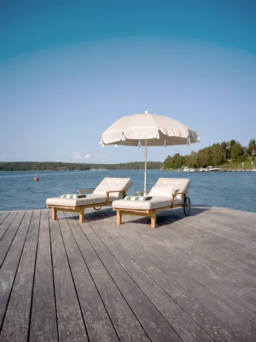 31 liggvagn - Teak, 78x171 cm - Fri Form