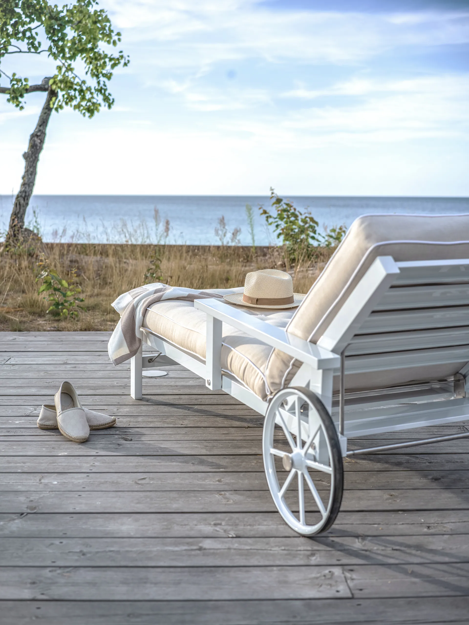 31 liggvagn, White, 79x174 cm Fri Form