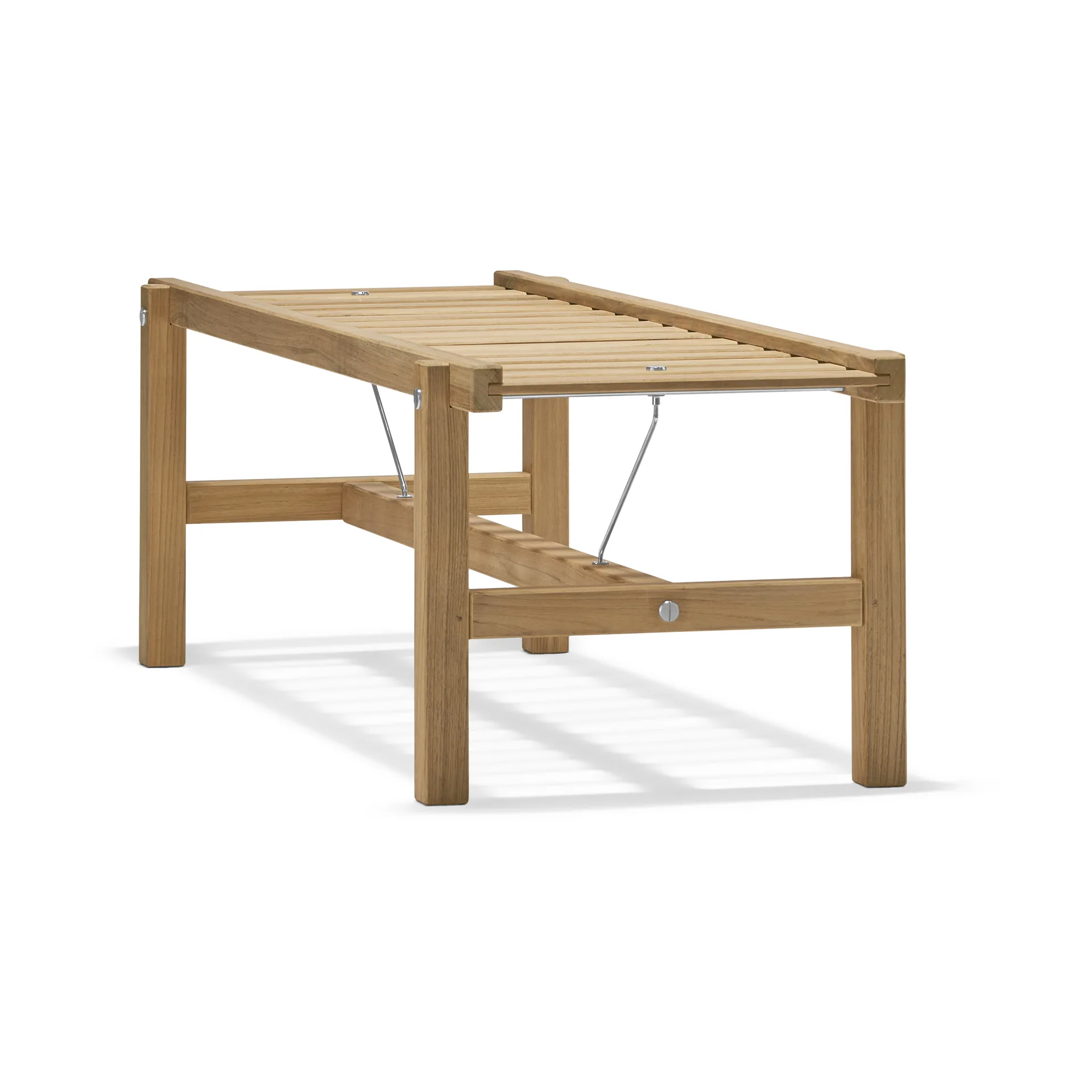 45 bänk, Teak, 135 cm Fri Form