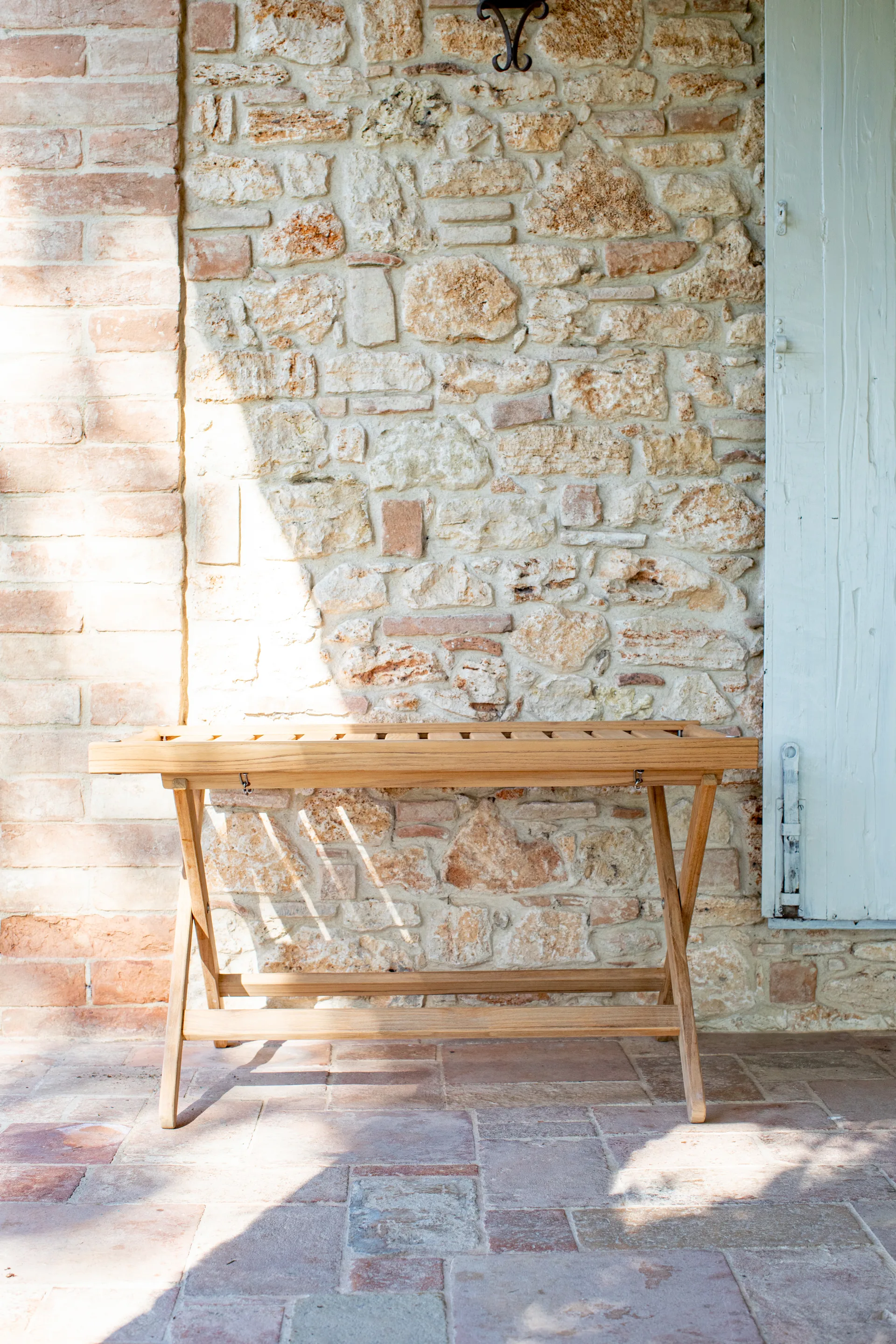 60 brickbord, Teak, 59x94 cm Fri Form