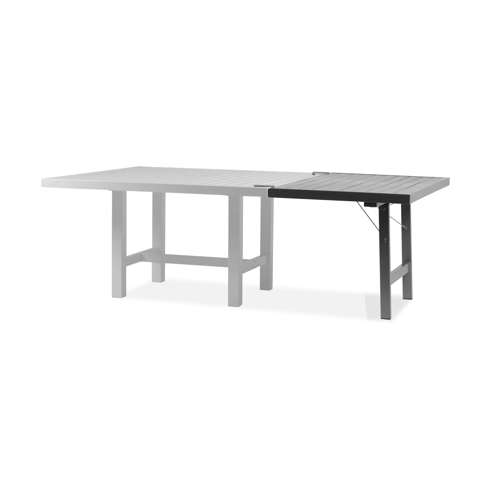 68 tilläggsskiva med ben, Grey, H: 72 cm Fri Form