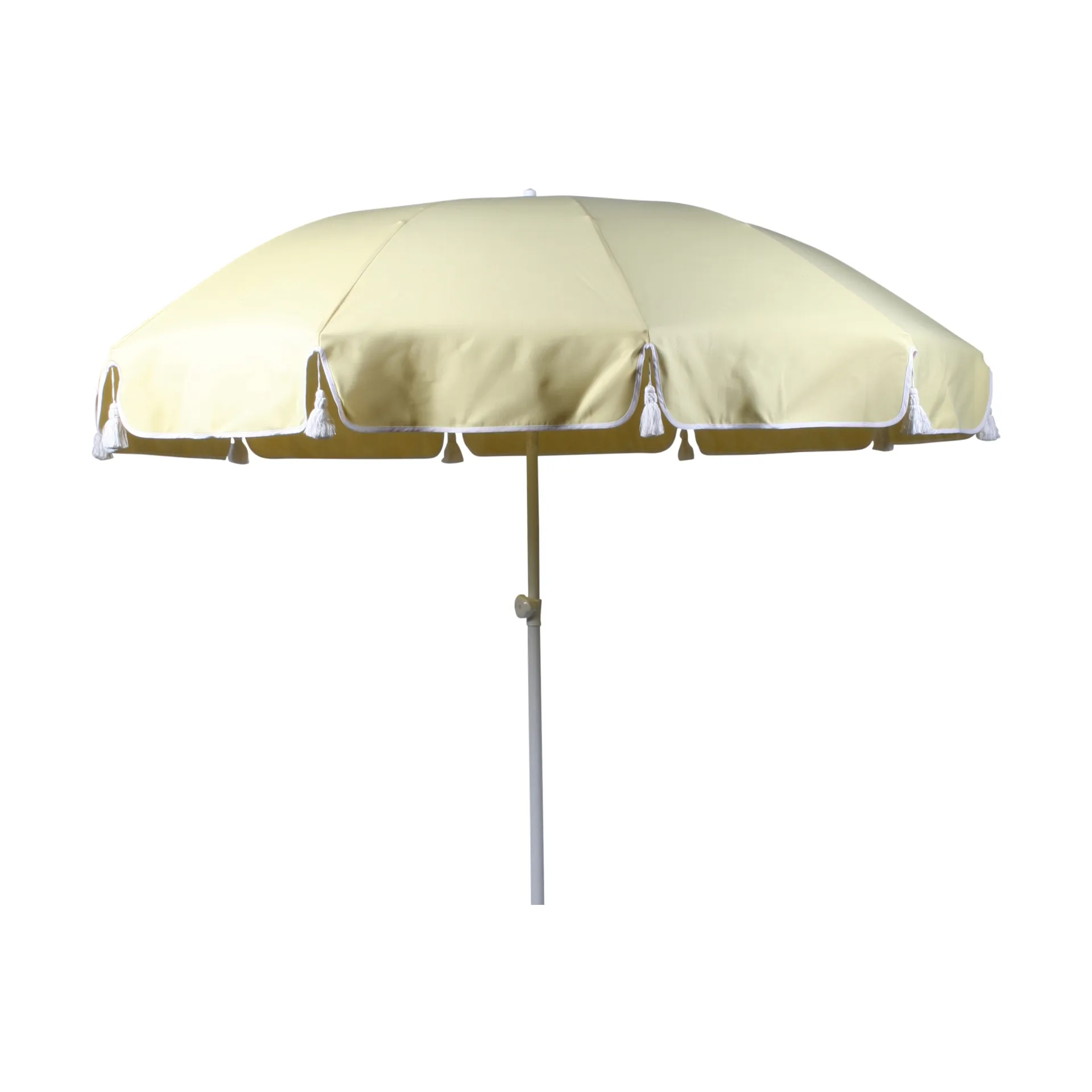 90 parasoll, Light yellow, Ø220 cm Fri Form