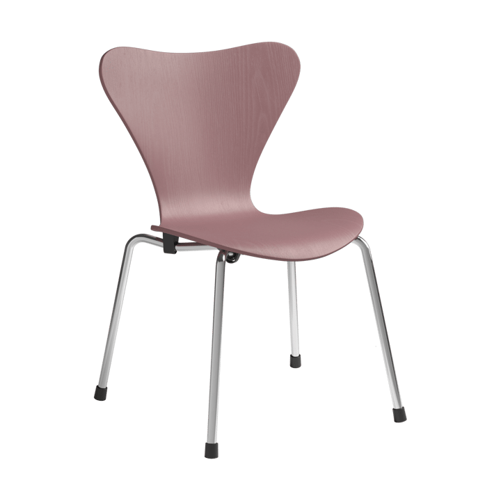 3177 Sjuan barnstol - Wild rose målad ask-krom - Fritz Hansen