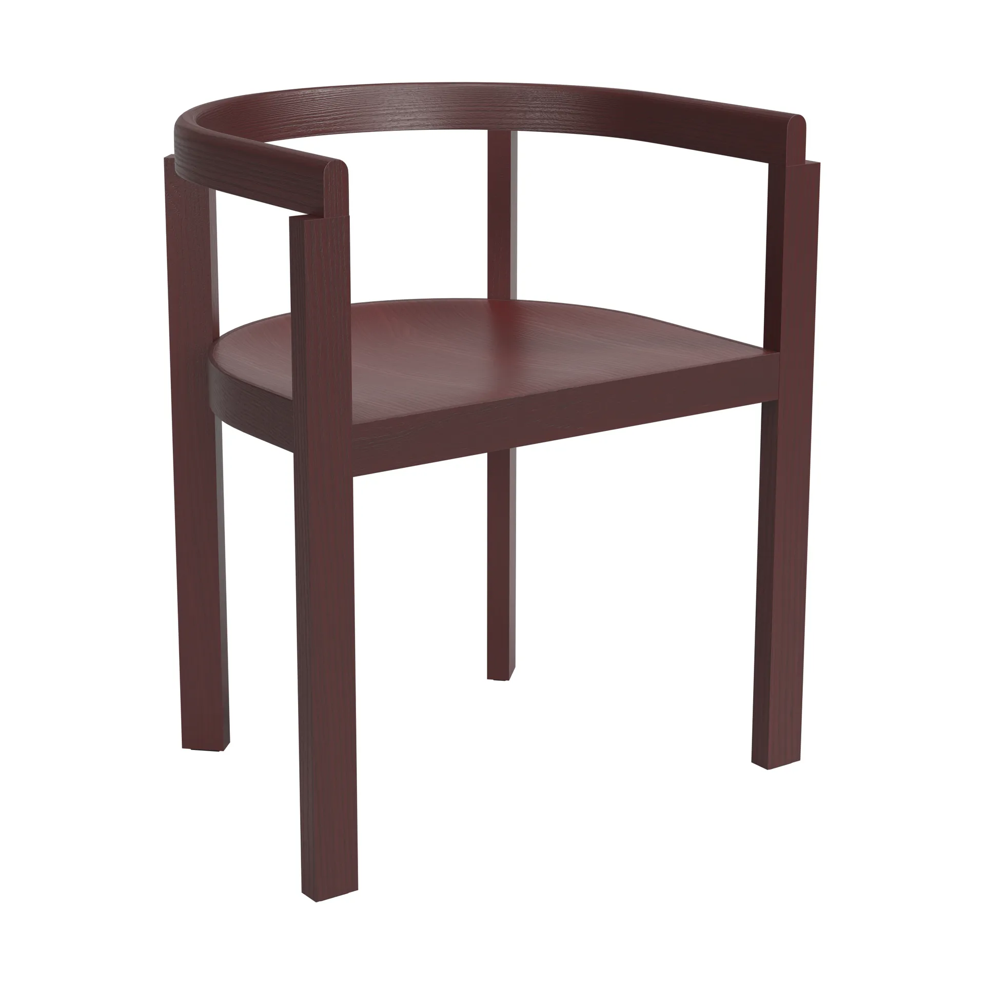 After karmstol, Ash Burgundy Fritz Hansen
