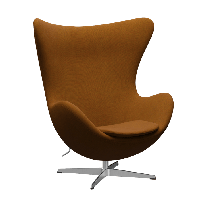 Ägget 3316 fåtölj - Canvas 2 Dark Beige 0424 -steel - Fritz Hansen