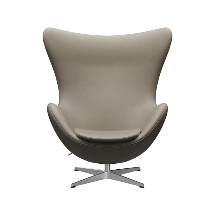 Ägget 3316 fåtölj - Leather essential grey-steel - Fritz Hansen